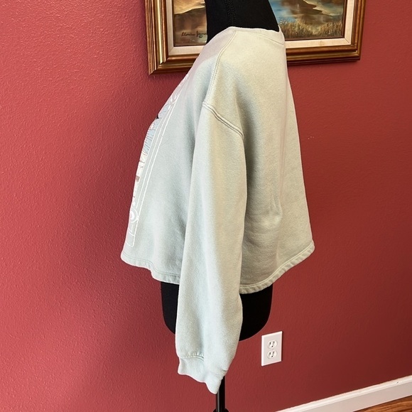 Star Wars The Mandalorian Baby Yoda The Child Grogu Cropped Sweatshirt - Picture 5 of 7